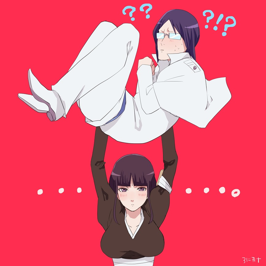 !?, ..., 1boy, 1girl, ??, bleach, blush, breasts