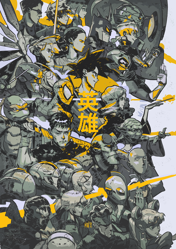 6+boys, 6+girls, alphonse_elric, batman, batman_(series), berserk, bishoujo_senshi_sailor_moon, boku_no_hero_academia