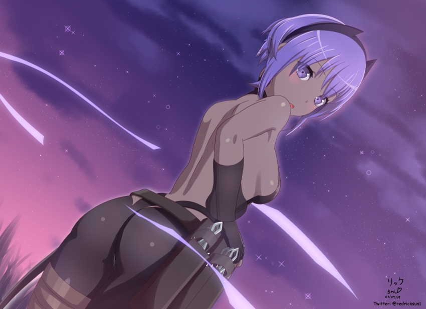 1girl, absurdres, ass, backless_outfit, bandage, bandaged_leg, bandages, bangs