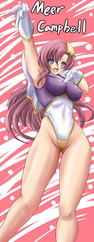 blue_eyes, blush, gloves, gundam, gundam_seed, gundam_seed_destiny, hair_ornament, happy