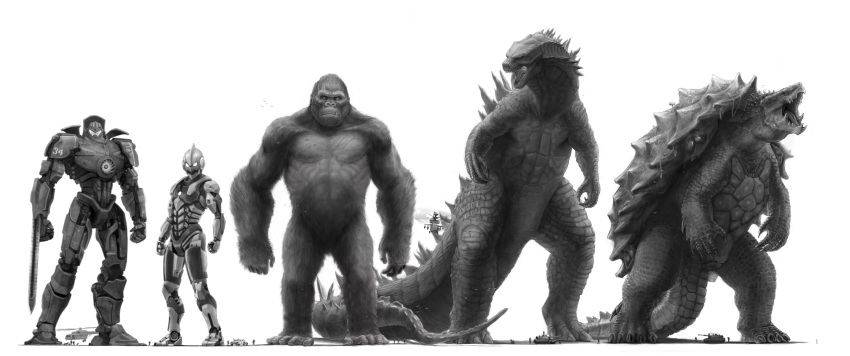 absurdres, animal, ape, arm_blade, arm_guards, armor, armored_boots, boots