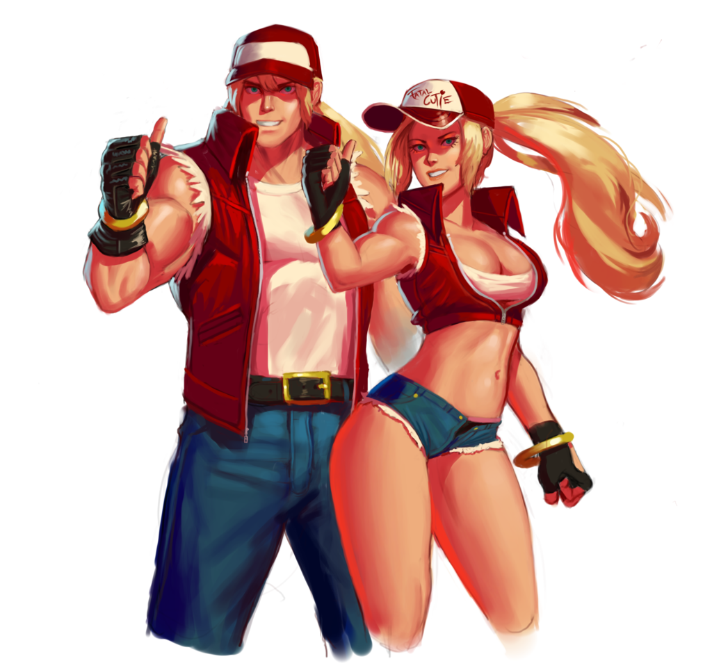 1boy, 1girl, bangle, baseball_cap, belt, blonde_hair, blue_eyes, bracelet