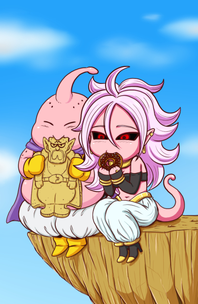 1girl, android_21, bare_shoulders, black_footwear, black_sclera, black_sleeves, black_tubetop, boots