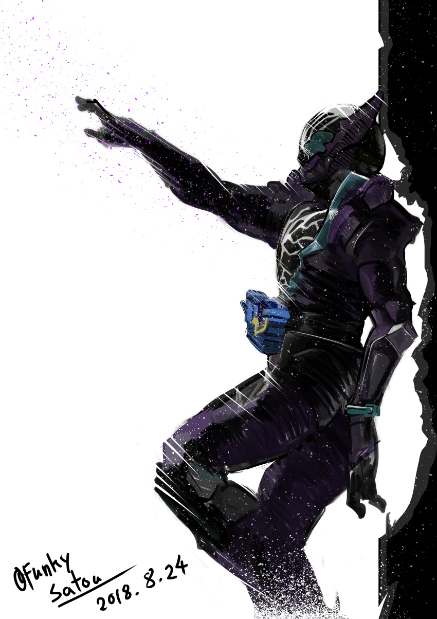1boy, absurdres, aqua_eyes, arm_up, armor, belt, breastplate, commentary_request