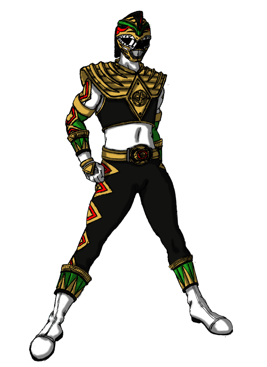 1boy, arm_guards, bakuryuu_sentai_abaranger, belt, black_dino_thunder_ranger, bodysuit, boots, chouriki_sentai_ohranger