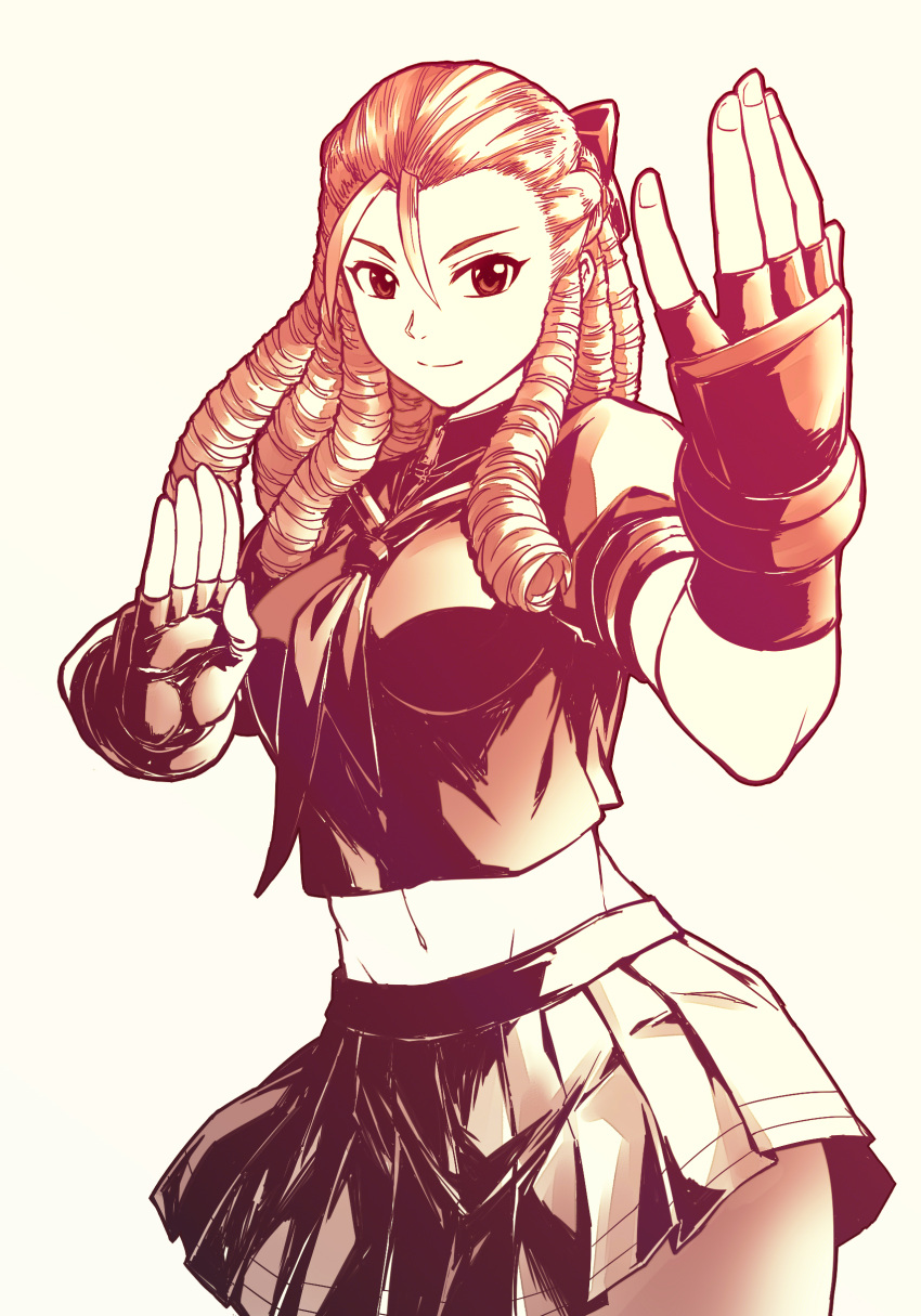 1girl, a4typhoon, absurdres, antenna_hair, blonde_hair, bow, breasts, brown_eyes