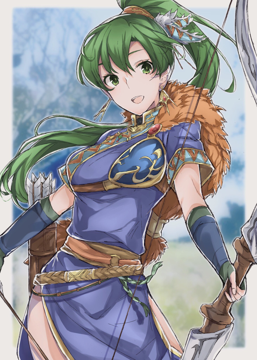 1girl, aiueo1234853, arrow, bow_(weapon), cape, earrings, fingerless_gloves, fire_emblem