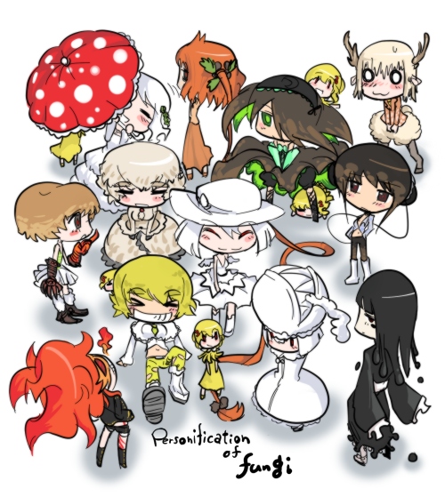 >_<, :3, =_=, albino, amanita_fuliginea, amanita_muscaria, amanita_phalloides, amanita_verna