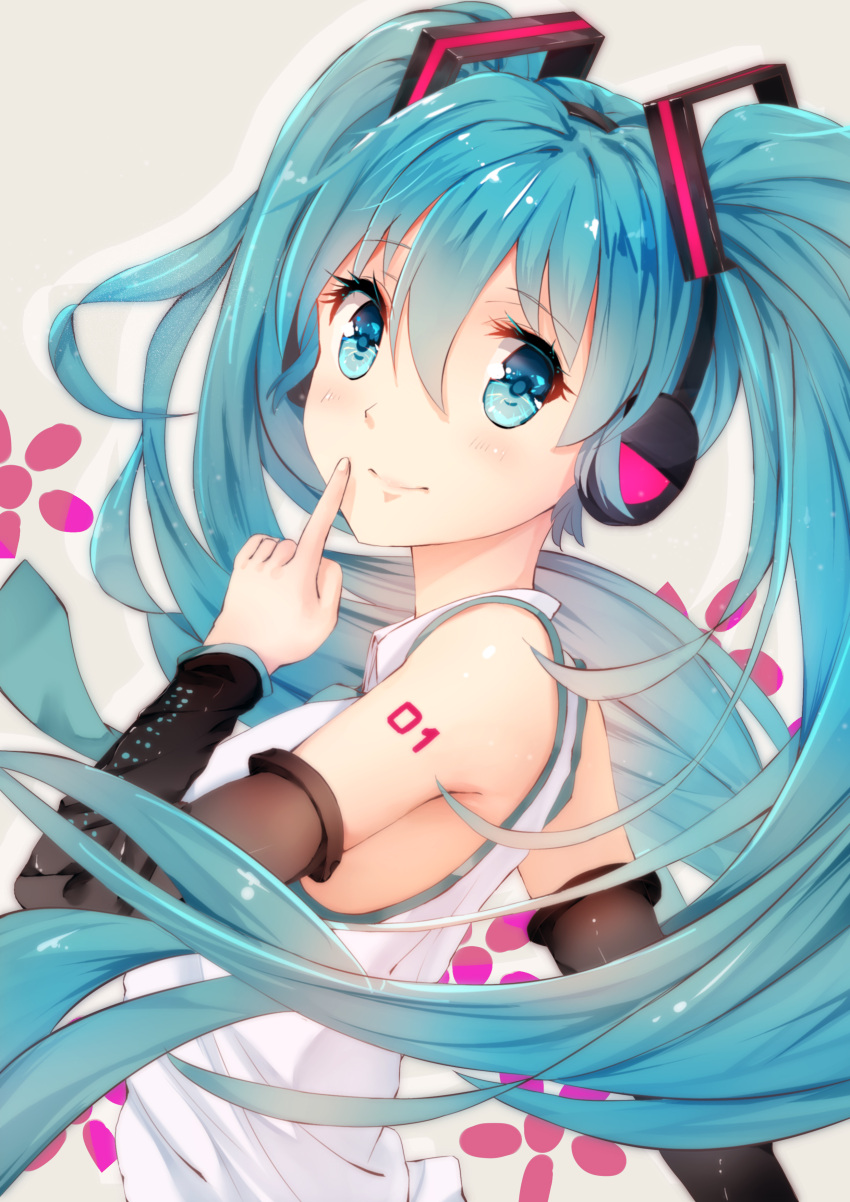 1girl, absurdres, bangs, bare_shoulders, blue_eyes, blue_hair, blush, closed_mouth