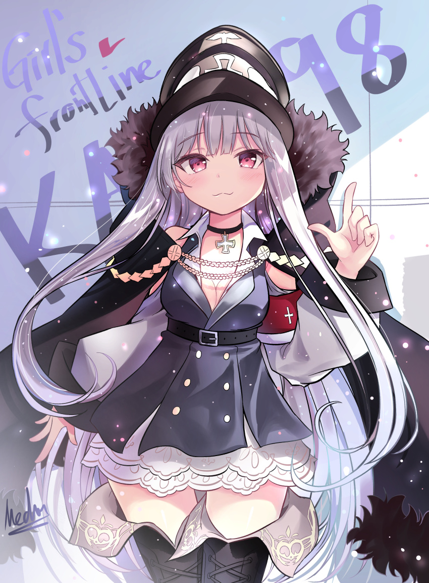 1girl, :3, absurdres, alswp5806, armband, bangs, bare_shoulders, black_cape