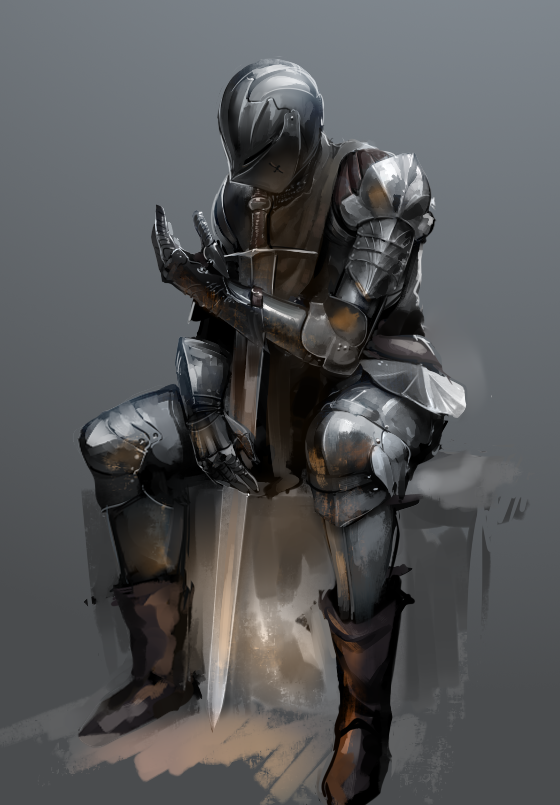 1other, androgynous, armor, breastplate, chainmail, commentary, english_commentary, full_armor