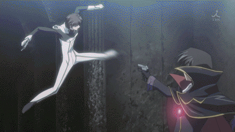animated, animated_gif, code_geass, gif, gun, kick, kururugi_suzaku, lelouch_lamperouge
