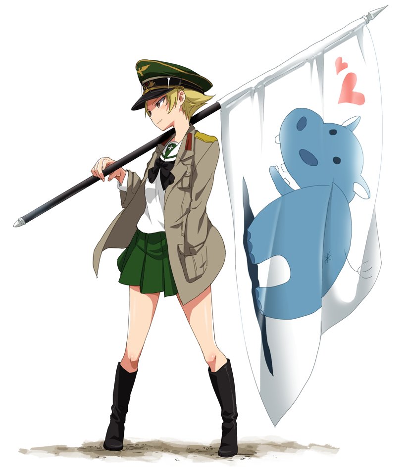 1girl, black_footwear, black_neckwear, blonde_hair, boots, bow, bowtie, brown_eyes