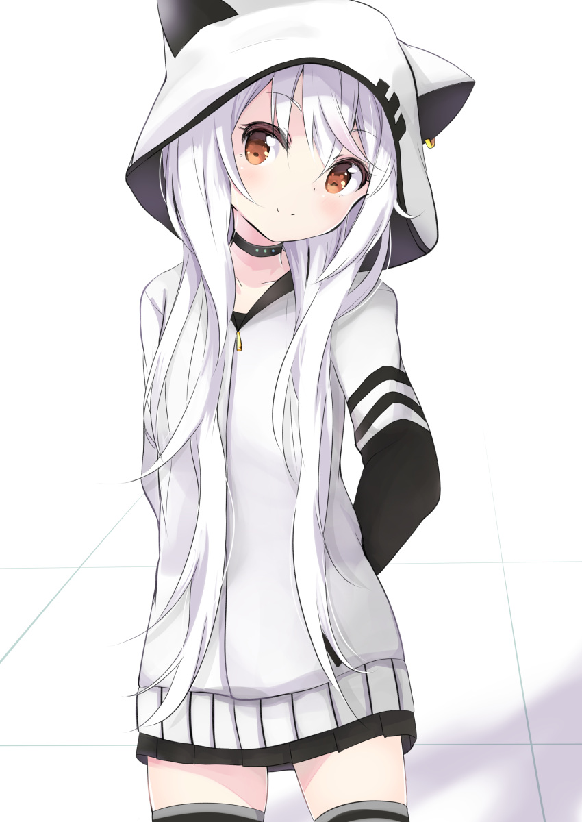 1girl, absurdres, amano_kouki, animal_ears, animal_hood, azuma_lim, azuma_lim_channel, bangs