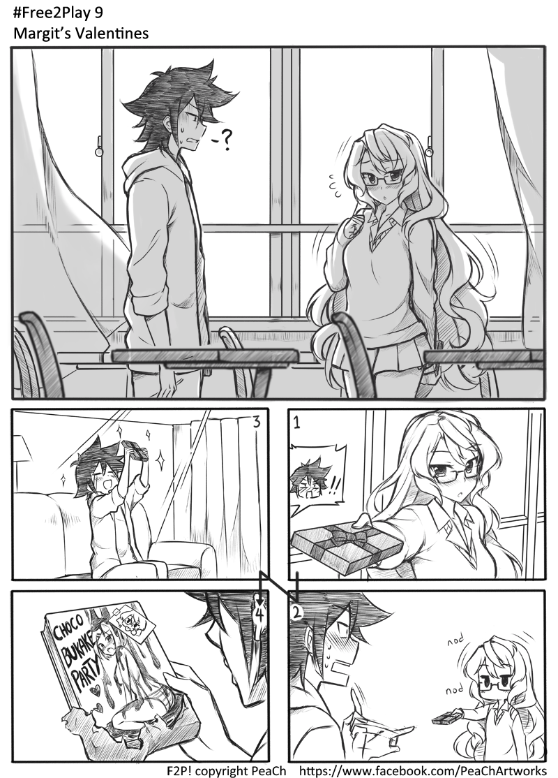 !!, 1boy, blush, chibi, chibi_inset, classroom, comic, curly_hair
