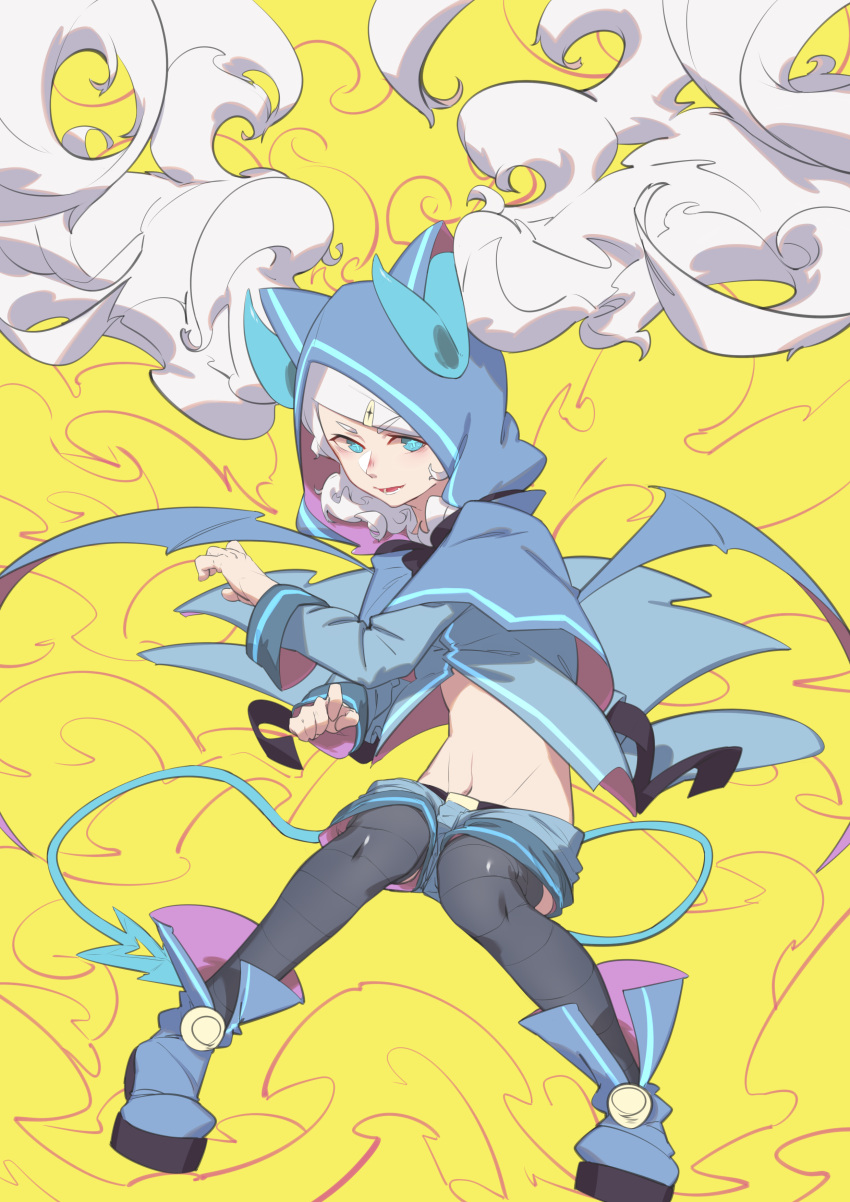 1girl, absurdres, chiliarch_(elsword), demon_girl, demon_horns, demon_tail, demon_wings, elsword