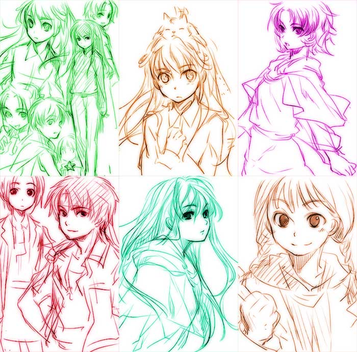 ame_yamori, azalie_cait_sith, cleo_everlastin, constance_magee, headband, leki, leticia_maccready, long_hair
