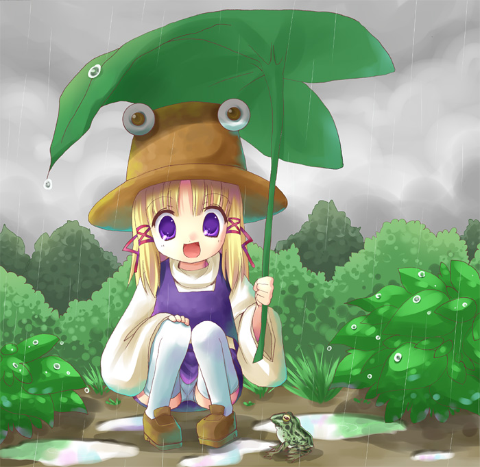 child, eyes, frog, hat, imeri_fuzuki, moriya_suwako, panties, pantyshot