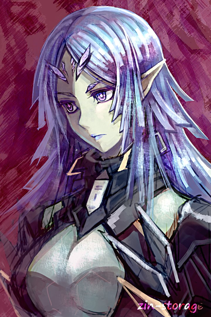 1girl, armor, blue_eyes, breasts, elma_(true_form)_(xenoblade_x), elma_(xenoblade_x), long_hair, nintendo