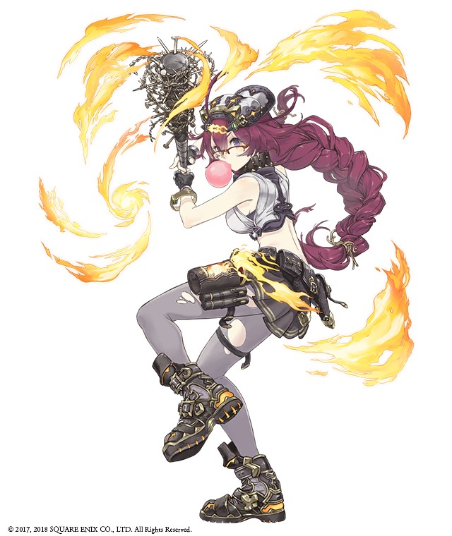 1girl, ahoge, backwards_hat, barbed_wire, baseball_bat, baseball_cap, batting_stance, belt_pouch