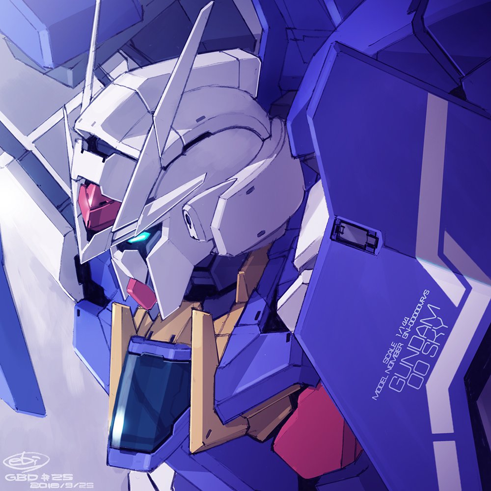 blue_eyes, character_name, commentary_request, dated, ebikawa_kanetake, english, gundam, gundam_00_sky