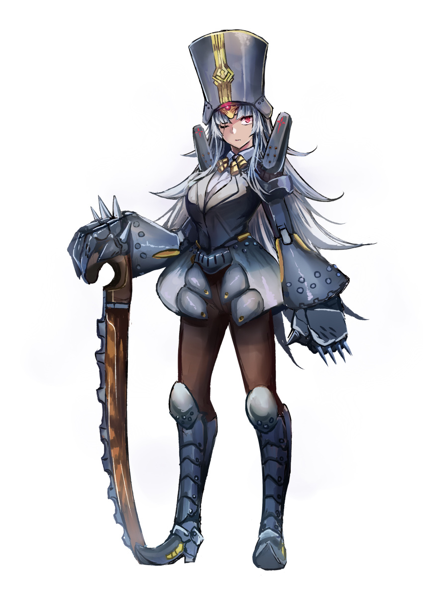 1girl, absurdres, charles_babbage_(fate/grand_order), chinese_commentary, commentary_request, fate/grand_order, fate_(series), faulds
