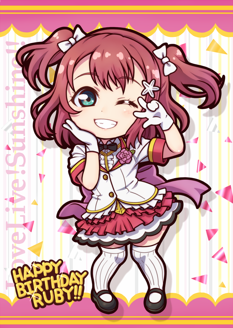 1girl, bangs, birthday, black_footwear, blazer, bow, bowtie, character_name