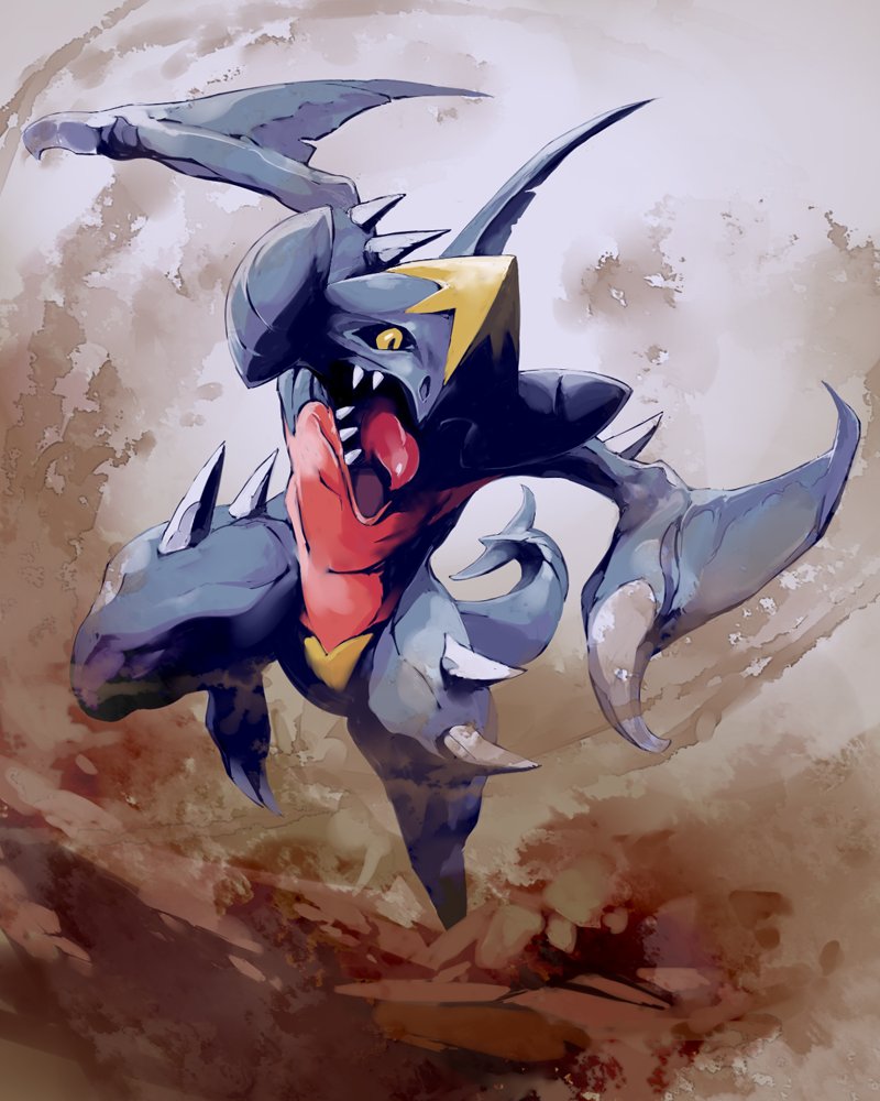 creatures_(company), dragon, game_freak, garchomp, gen_4_pokemon, mk_(mikka), nintendo, pokemon