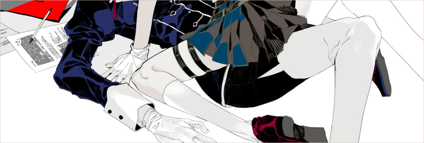 2girls, girl_on_top, gloves, hatsukaze_(kantai_collection), kantai_collection, multiple_girls, myoukou_(kantai_collection), mzet