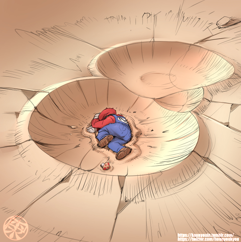 1boy, dragon_ball, full_body, gloves, hat, hounyouin, long_sleeves, lying