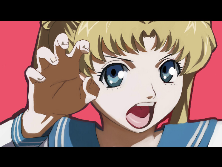 bishoujo_senshi_sailor_moon, blonde_hair, blue_eyes, girls_high, hands, ikue_ogawa, nako, nako_(nonrain)