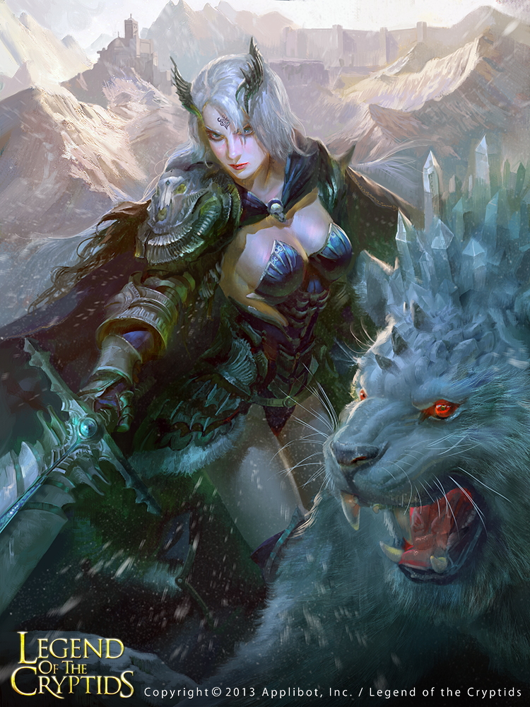1girl, armor, armored_boots, blue_eyes, boots, breasts, cape, cleavage