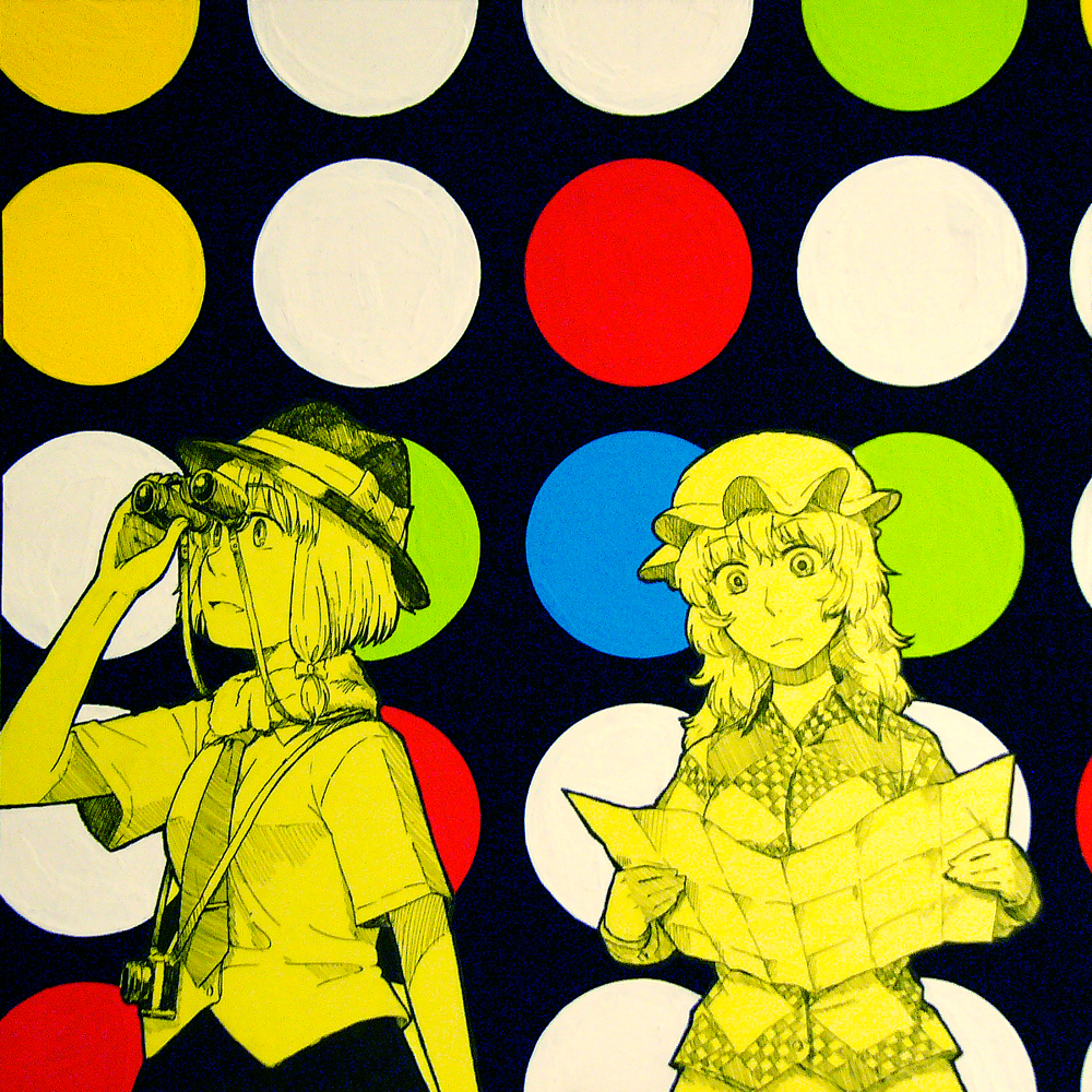 1boy, bangs, binoculars, black_background, bow, camera, collared_shirt, commentary_request