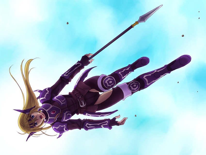 blonde_hair, blue_eyes, cain_highwind, dragoon, final_fantasy, final_fantasy_iv, genderswap, jumping