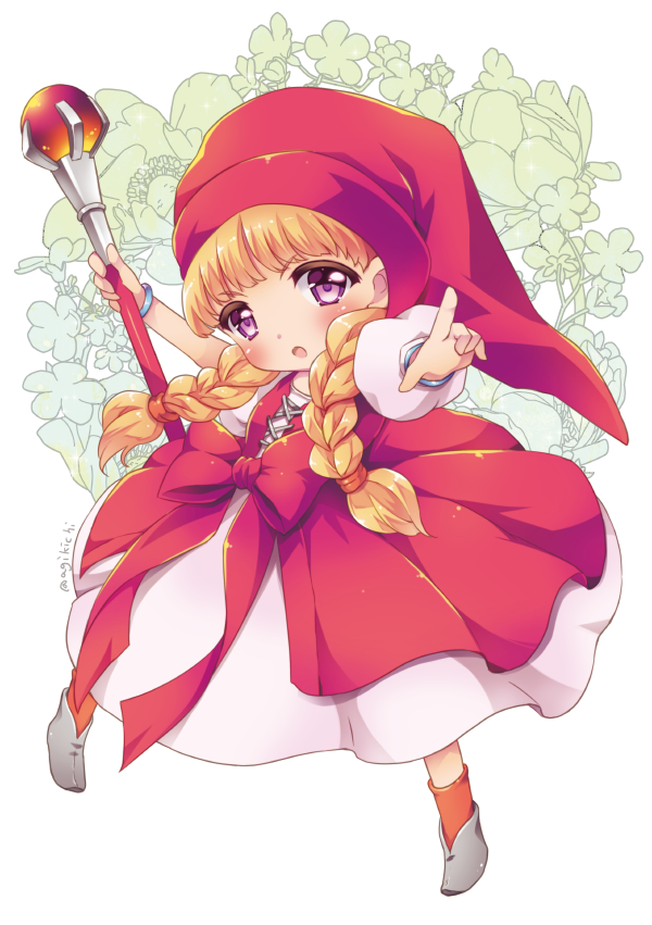 1girl, bangs, blonde_hair, blush, bow, bracelet, braid, dragon_quest