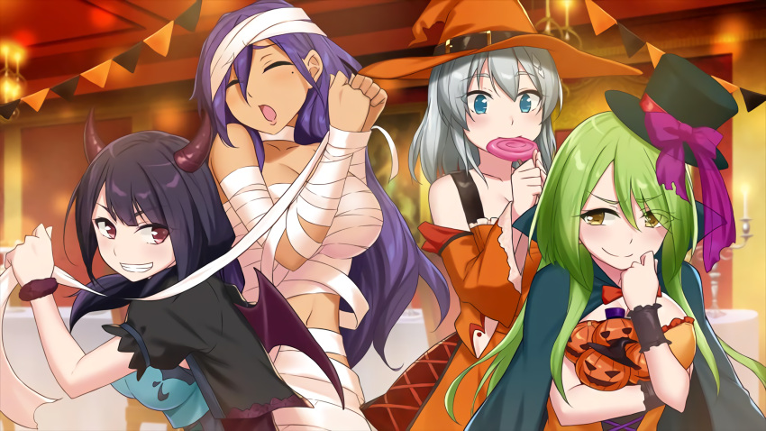 bangs, breasts, fuma_izo, highres, kashima_nanao, large_breasts, machiyuki_ricka, moe!_ninja_girls