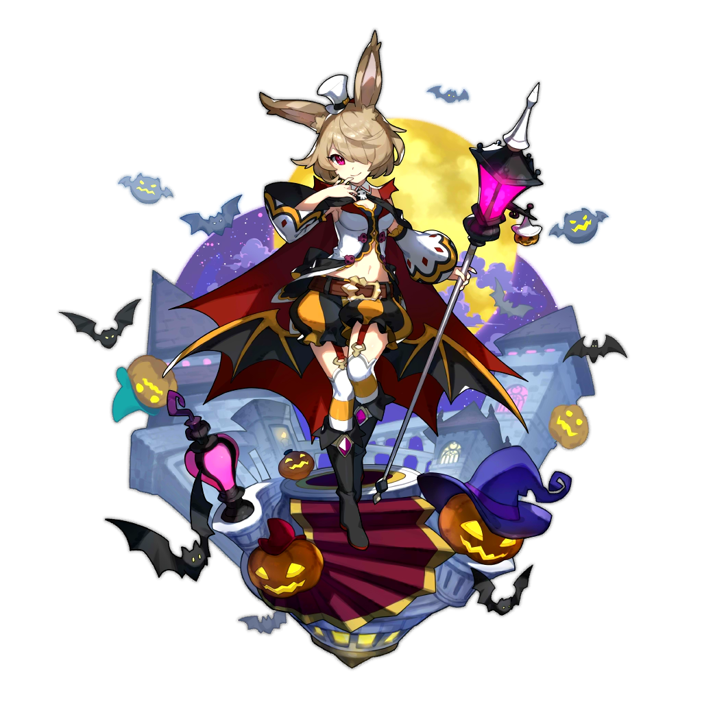 1girl, alternate_costume, althemia, animal_ears, artist_request, bat, boots, breasts