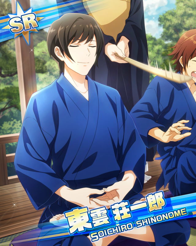 black-hair, character_name, closed_eyes, idolmaster, idolmaster_side-m, kimono, short_hair, soichiro_shinonome