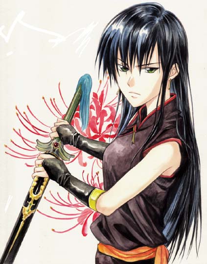 aira, aira_(fire_emblem), black_hair, china_dress, chinadress, chinese_clothes, fingerless_gloves, fire_emblem