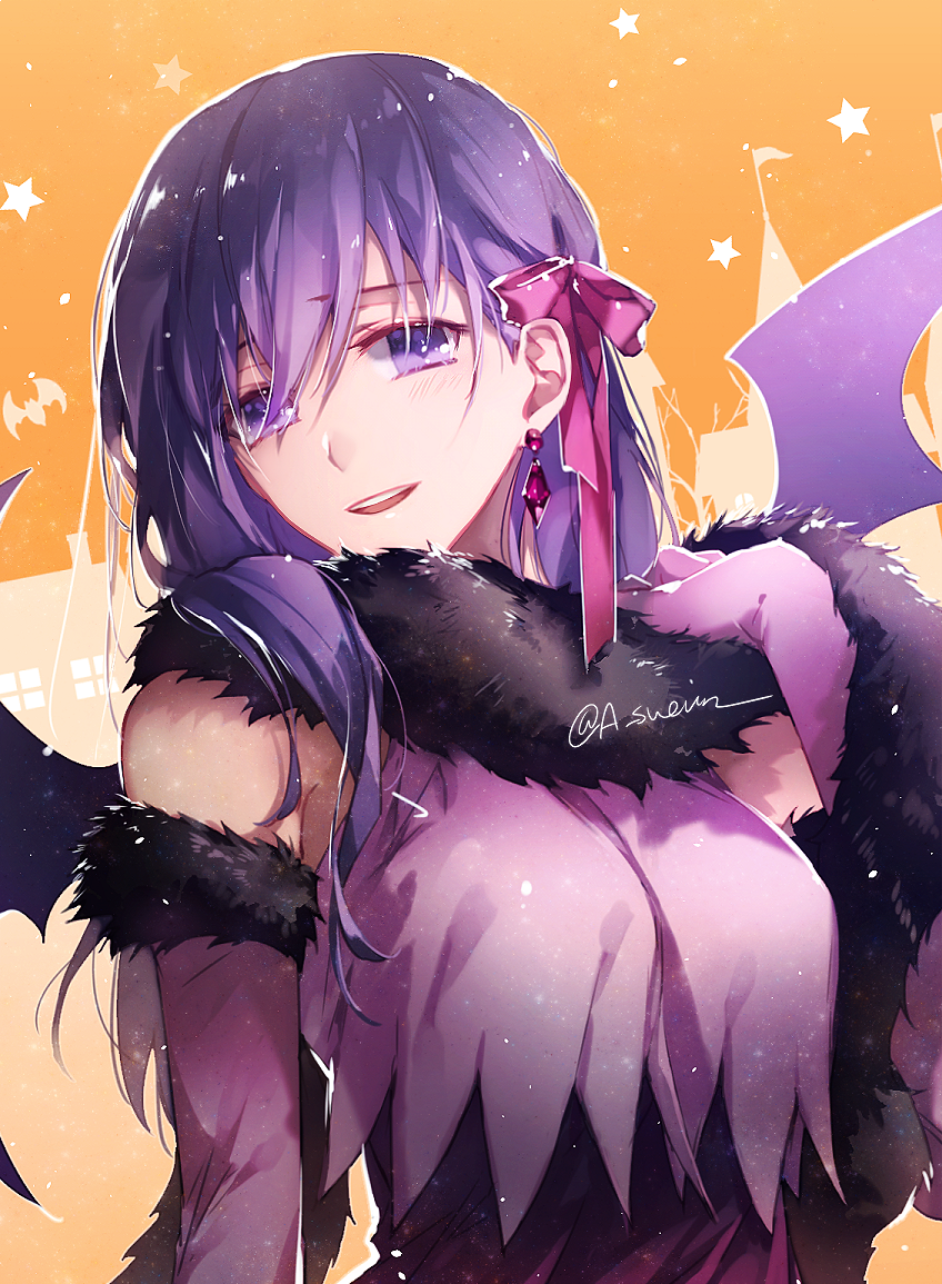 1girl, bangs, blush, bow, breasts, crop_top, crystal, earrings