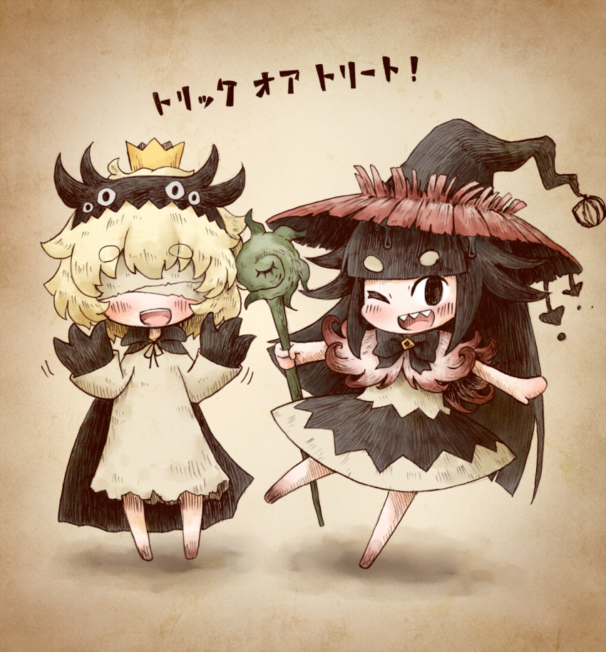 1boy, 1girl, arinu, bangs, black_hair, blind_prince, commentary_request, eyebrows_visible_through_hair