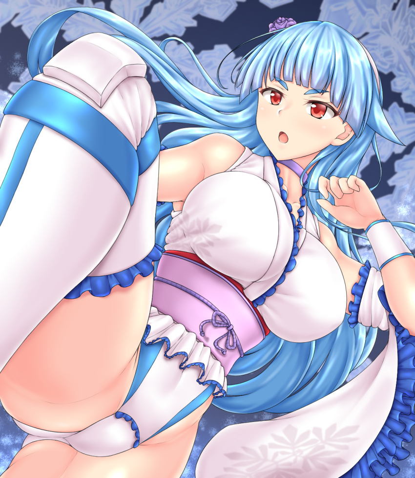 1girl, aqua_hair, ass_visible_through_thighs, black_background, blue_hair, boots, breasts, collarbone