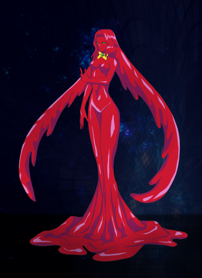1girl, bishoujo_senshi_sailor_moon, bow, bowtie, comadori717, goo_girl, green_eyes, jamanen