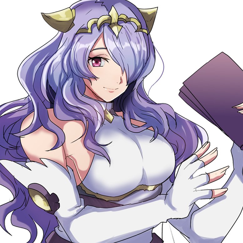 1girl, blue_hair, camilla_(fire_emblem_if), dress, elbow_gloves, fingerless_gloves, fire_emblem, fire_emblem_heroes
