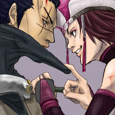 hattori_hanzo, henyo, kunoichi_(sengoku_musou), lowres, scar, sengoku_musou