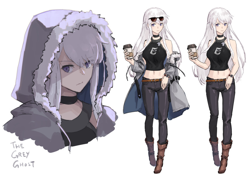 1girl, absurdres, alternate_costume, azur_lane, belt, black_pants, black_shirt, boots