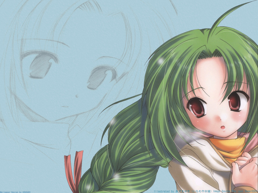 highres, hiyorigawa_asahi, snow_(game), wallpaper