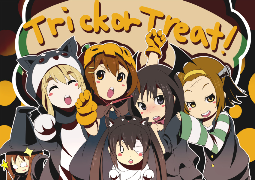 animal_costume, cat_costume, cosplay, frankenstein, frankenstein's_monster, hajime_(hajime-ill-1st), halloween, head_wings