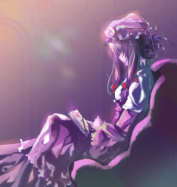 howard19862002, nichimatsu_seri, patchouli_knowledge, ribbon, ribbons, touhou