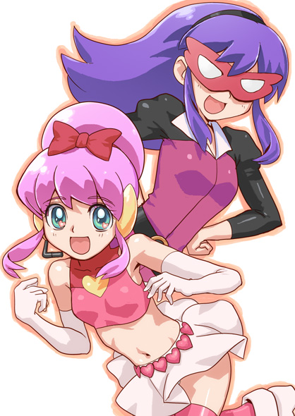 armpits, bangs, bare_shoulders, battle_spirits, battle_spirits:_shounen_toppa_bashin, belt, blue_eyes, blush